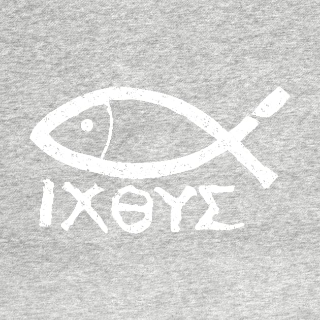 Ichthys Jesus Christ Son of God Savior Fish Symbol by zeno27